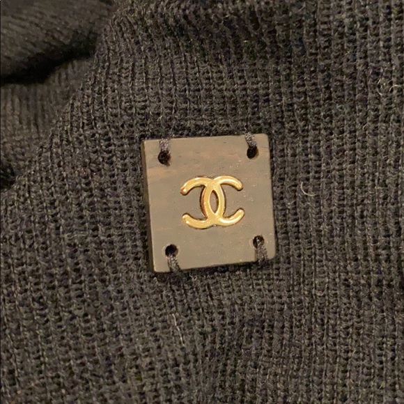 Authentic Chanel long sleeve sweater top shirt 36 - Picture 3 of 4